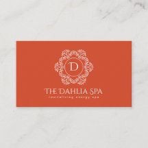 Elegant Burnt Oranje Masseuse Spa Professional