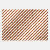 Elegant Burnt Oranje Navy Blue Herfst Autumn Flora Inpakpapier Vel (Voorkant 2)