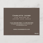 Elegant Business Adverteren het Briefkaart Damask (Achterkant)