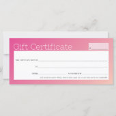 ELEGANT business beauty salon roze ombre (Voorkant)