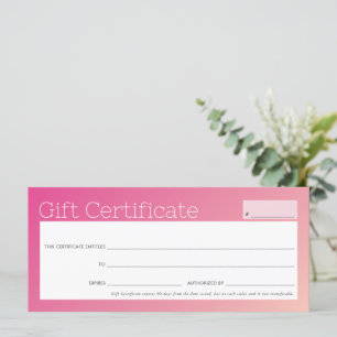 ELEGANT business beauty salon roze ombre