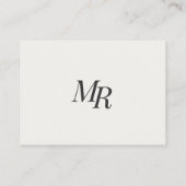 Elegant Business Card | Modern Design 3.5" × 2.5" Visitekaartje (Achterkant)