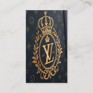 Elegant Business Card – Royal Gold Emblem Visitekaartje