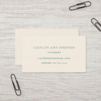 Elegant Business Card Visitekaartje