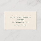 Elegant Business Card Visitekaartje (Voorkant)