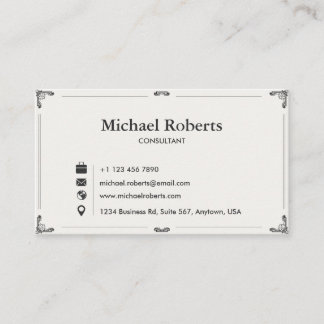 Elegant Business Card Visitekaartje