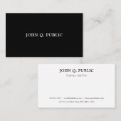 Elegant Business-cards Moderne Visitekaartje Simpl (Voorkant / Achterkant)