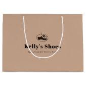 Elegant Business Custom Logo Shoping Groot Cadeauzakje (Voorkant)