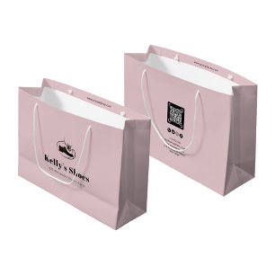 Elegant Business Custom Logo   Winkelen QR-code Groot Cadeauzakje