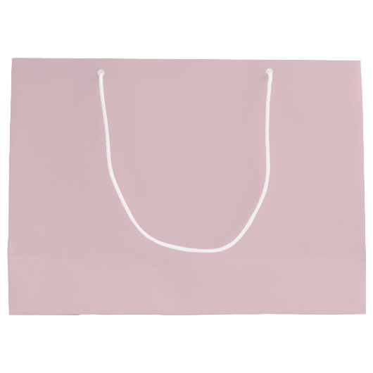 Elegant Business Custom Logo Winkelroze Groot Cadeauzakje (Achterkant)