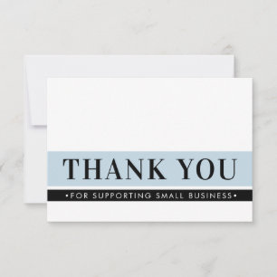 ELEGANT BUSINESS DANK U bestelling invoegen bord b Bedankkaart