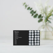 Elegant Business Faux Diamonds Visitekaartje (Staand voorkant)