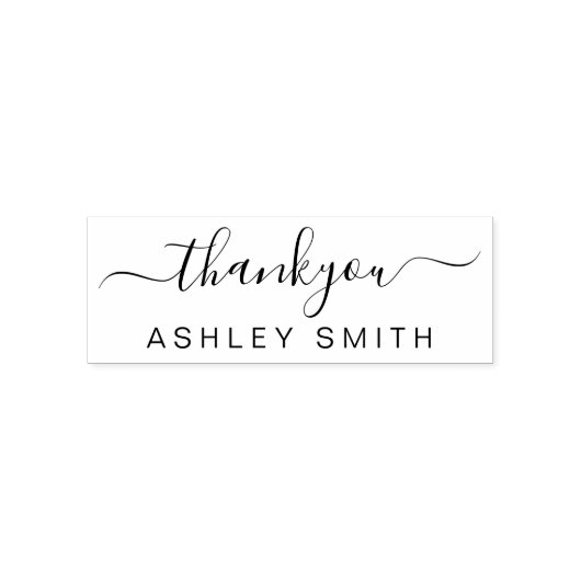 Elegant Business Hartelijk dank Zelfinktende Stempel (Design)