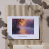 Elegant Business Logo Corporate Holiday Card Feestdagen Kaart