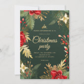 Elegant Business Logo Corporate Kerstfeest Kaart (Voorkant)