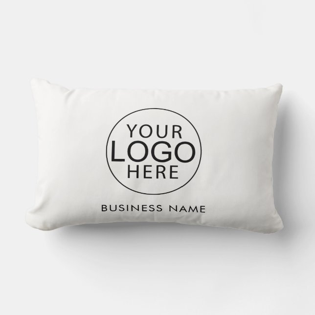 Elegant Business Logo Eenvoudig Modern Custom Kussen (Voorkant)