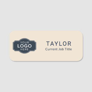 Elegant Business Logo Medewerkerscongres Naamplaatje