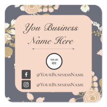 Elegant Business Marketing Sticker