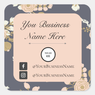 Elegant Business Marketing Sticker