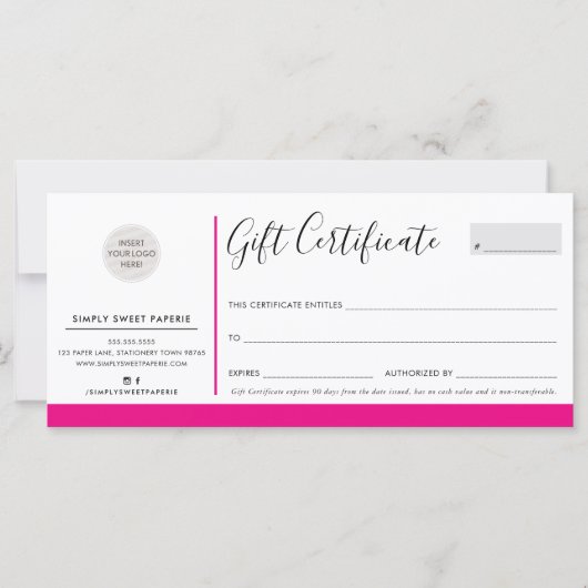 ELEGANT BUSINESS modern chic fuschia roze (Voorkant)