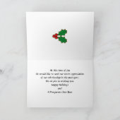 Elegant Business Seasons greetcard Feestdagen Kaart (Binnen)