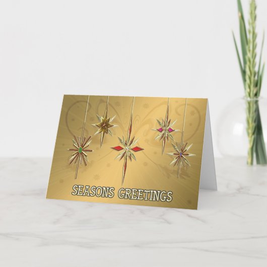 Elegant Business Seasons greetcard Feestdagen Kaart (Voorkant)