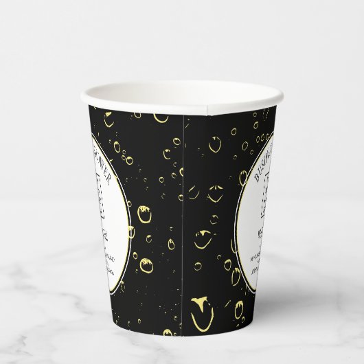Elegant Business Shower Logo Papieren Bekers (Rechts)