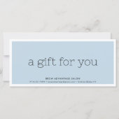 ELEGANT business spa kapper nagels bruin blauw (Achterkant)