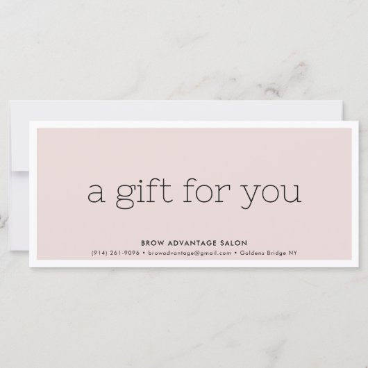 ELEGANT business spa schoonheidssalon nagels bruin (Achterkant)