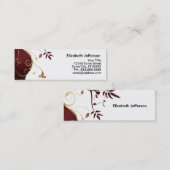 Elegant BusinessCard Mini Visitekaartje (Voorkant / Achterkant)
