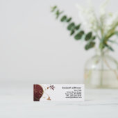 Elegant BusinessCard Mini Visitekaartje (Staand voorkant)