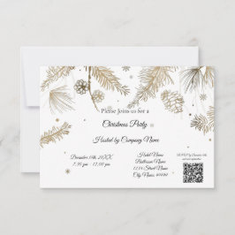 Elegant Bussines - Uitnodiging voor Kerstmis