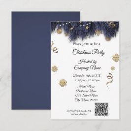 Elegant Bussines - Uitnodiging voor Kerstmis