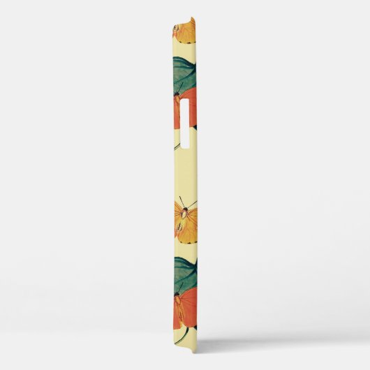 Elegant  Butterflies en Leaves Pattern | Case-Mate iPhone Case (Achterkant / Rechts)