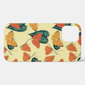Elegant  Butterflies en Leaves Pattern | Case-Mate iPhone Case (Achterkant (horizontaal))