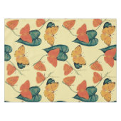 Elegant  Butterflies en Leaves Pattern | Tafelkleed (Voorkant (Horizontaal))