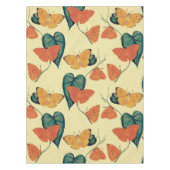 Elegant  Butterflies en Leaves Pattern | Tafelkleed (Voorkant)