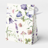 Elegant Butterflies Flowers Vrijgezellenfeest Bedankdoosjes (Achterkant)