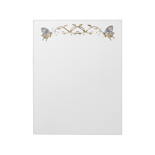 Elegant Butterflies Notitieblok (Linkerzijde)