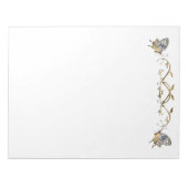 Elegant Butterflies Notitieblok (Voorkant)