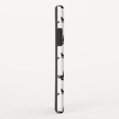 Elegant  Butterflies Patroon B&W Case-Mate iPhone Case (Achterkant/rechts)