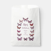 Elegant Butterflies Vrijgezellenfeest Arch CUSTOM Bedankzakje (Voorkant)