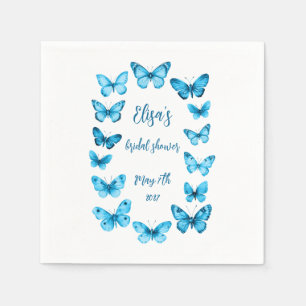 Elegant Butterflies Vrijgezellenfeest CUSTOM Servet