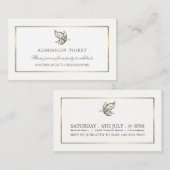 Elegant Butterfly, Admission Ticket Informatiekaartje (Voorkant / Achterkant)