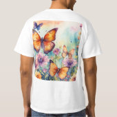 "Elegant Butterfly Bliss T-shirt" T-shirt (Achterkant)