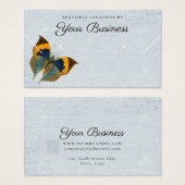 Elegant Butterfly Blue Jewels Display Card Visitekaartje (Voorkant /achterkant)