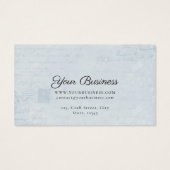 Elegant Butterfly Blue Jewels Display Card Visitekaartje (Achterkant)