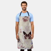 Elegant Butterfly Botanisch Schort (Gedragen)