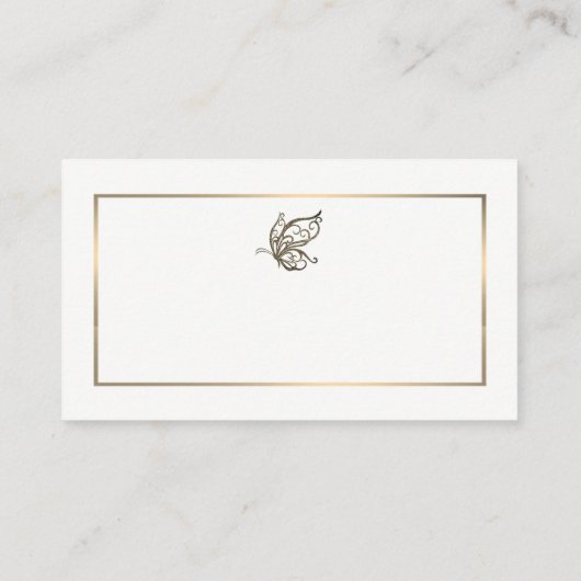 Elegant Butterfly, Cadeauregister Informatiekaartje (Achterkant)