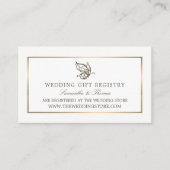 Elegant Butterfly, Cadeauregister Informatiekaartje (Voorkant)